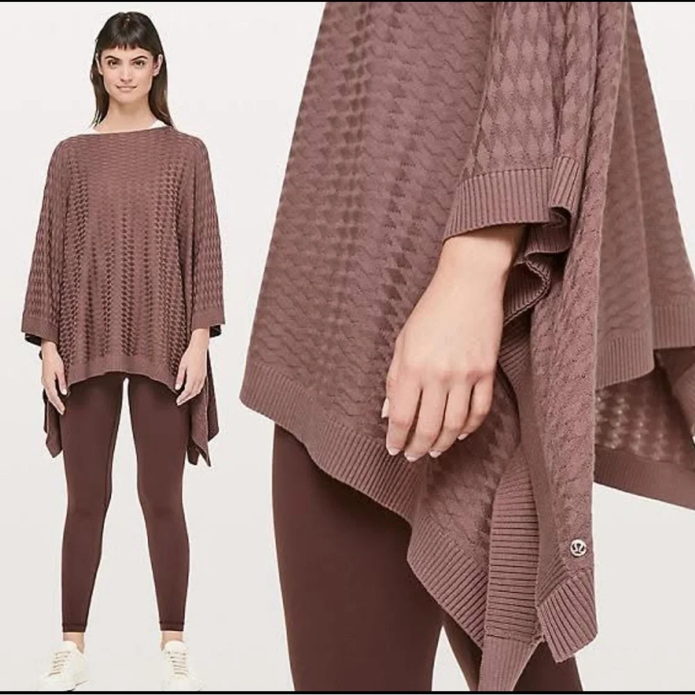 Lululemon Divinity Poncho BLACK - Picture 6 of 6